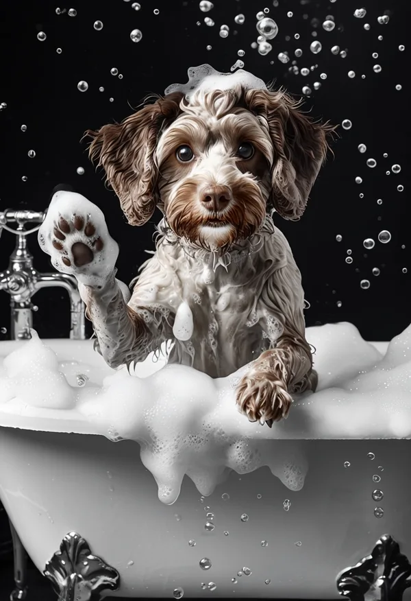 Bubble Bath Pup