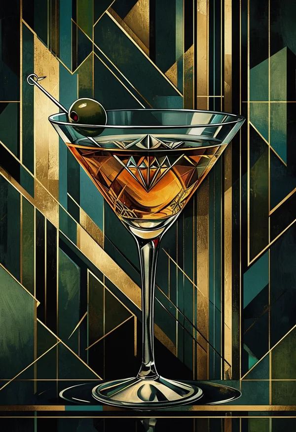 Art Deco Martini