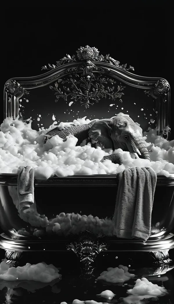 Elephant's Cloud Bath