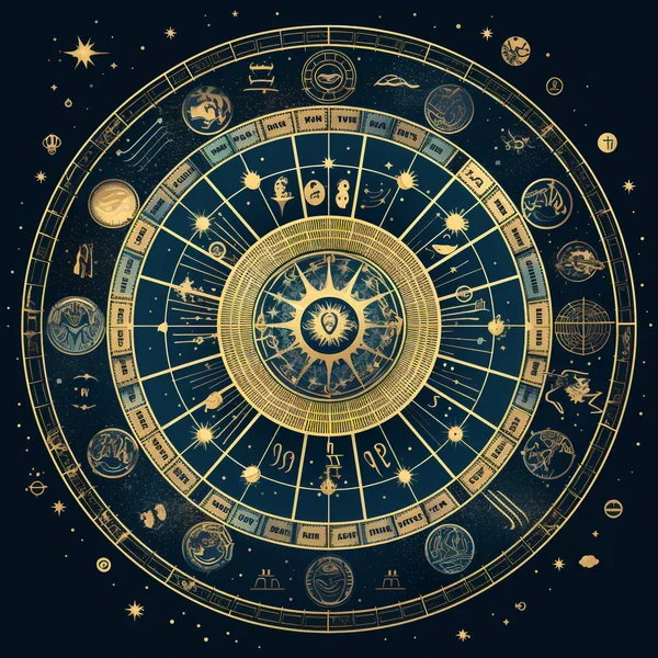 Celestial Zodiac Wheel