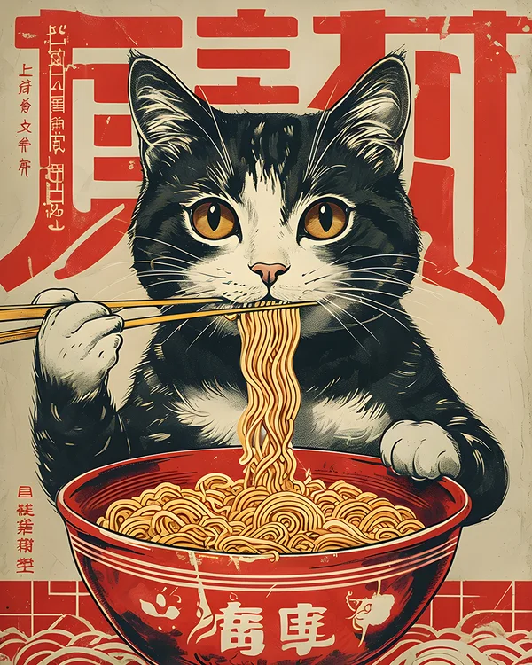 Noodle Cat Dream