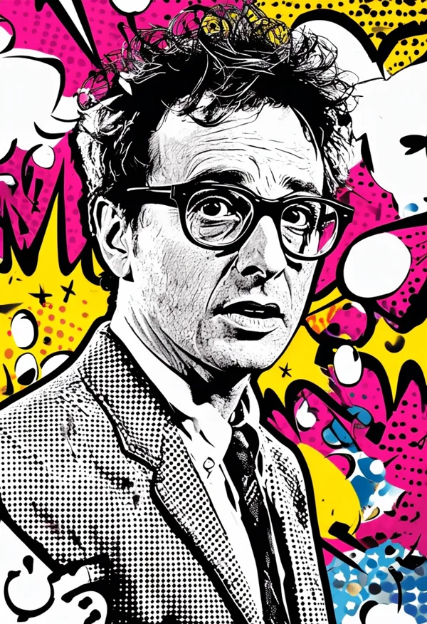 Intellectual Pop Portrait