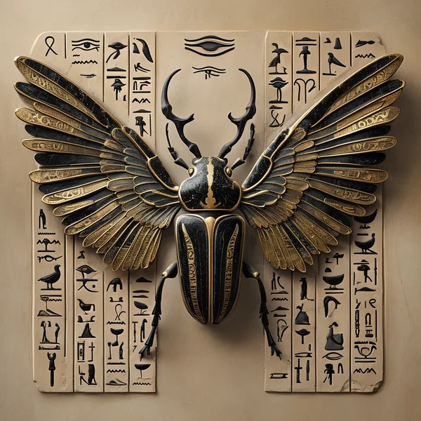 Egyptian Scarab Wings