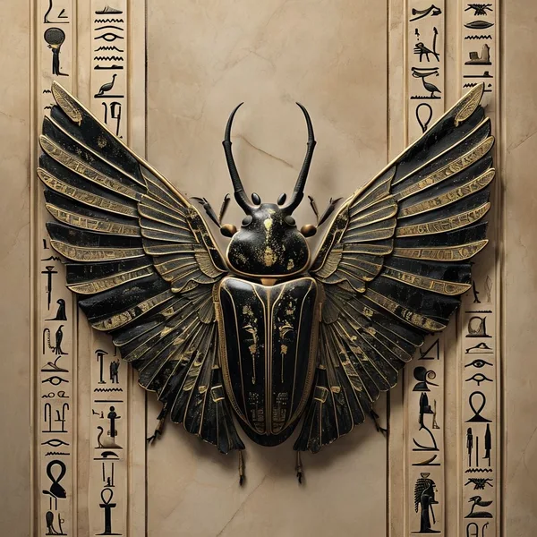 Winged Scarab
