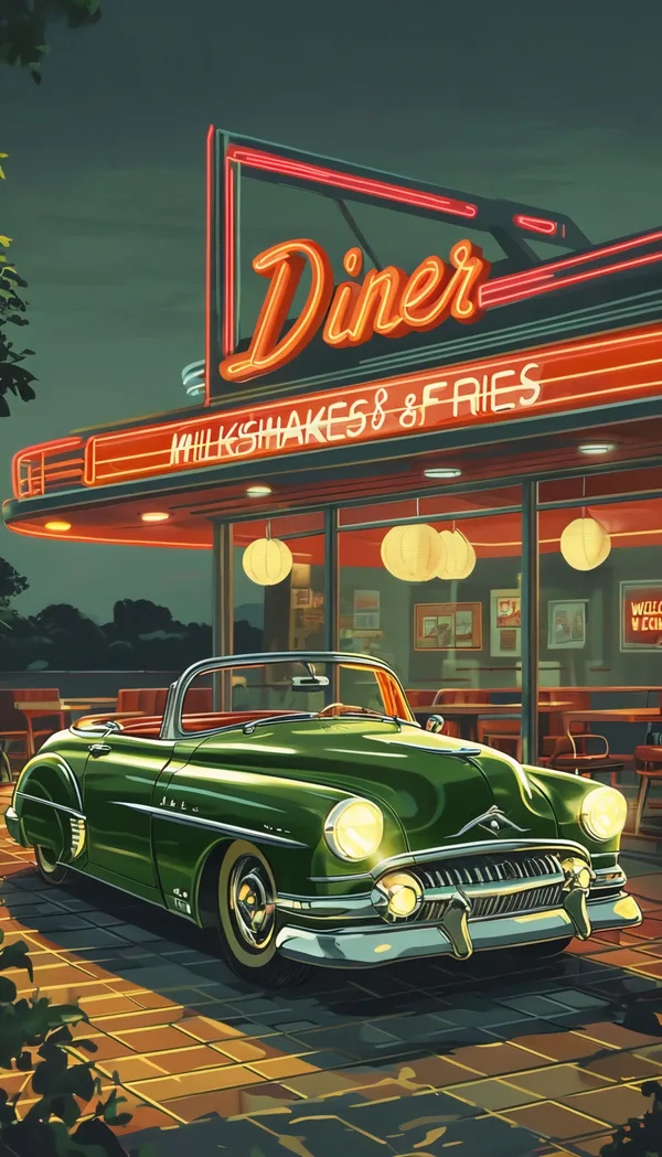 Neon Diner Dreams