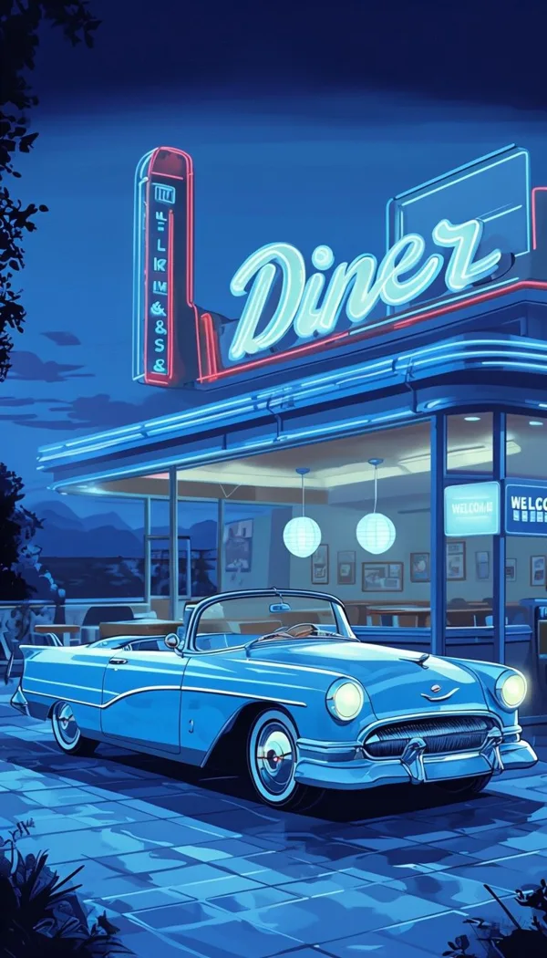 Neon Diner Dreams