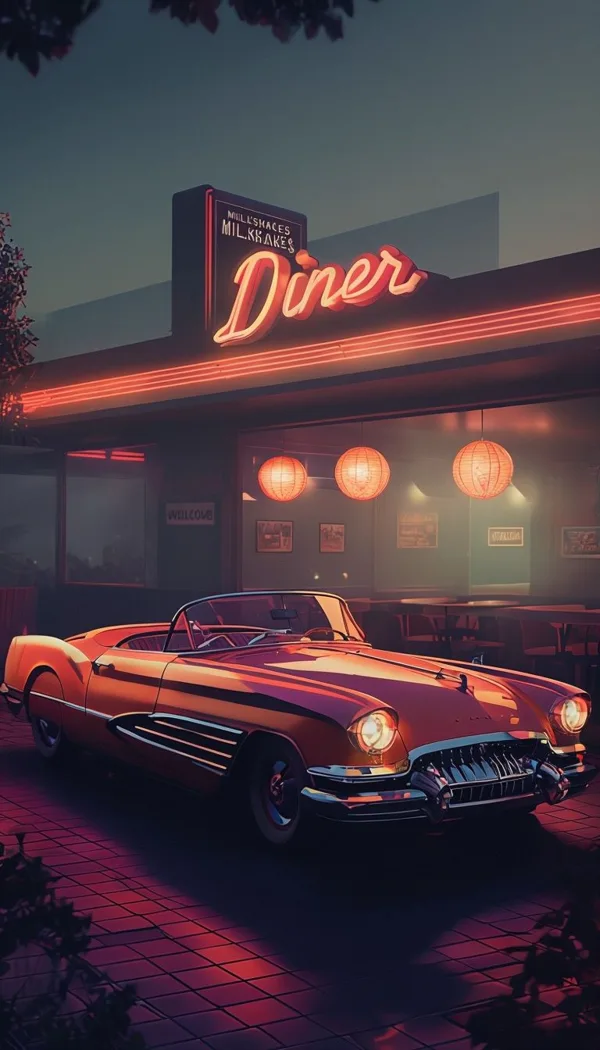 Neon Diner Dreams