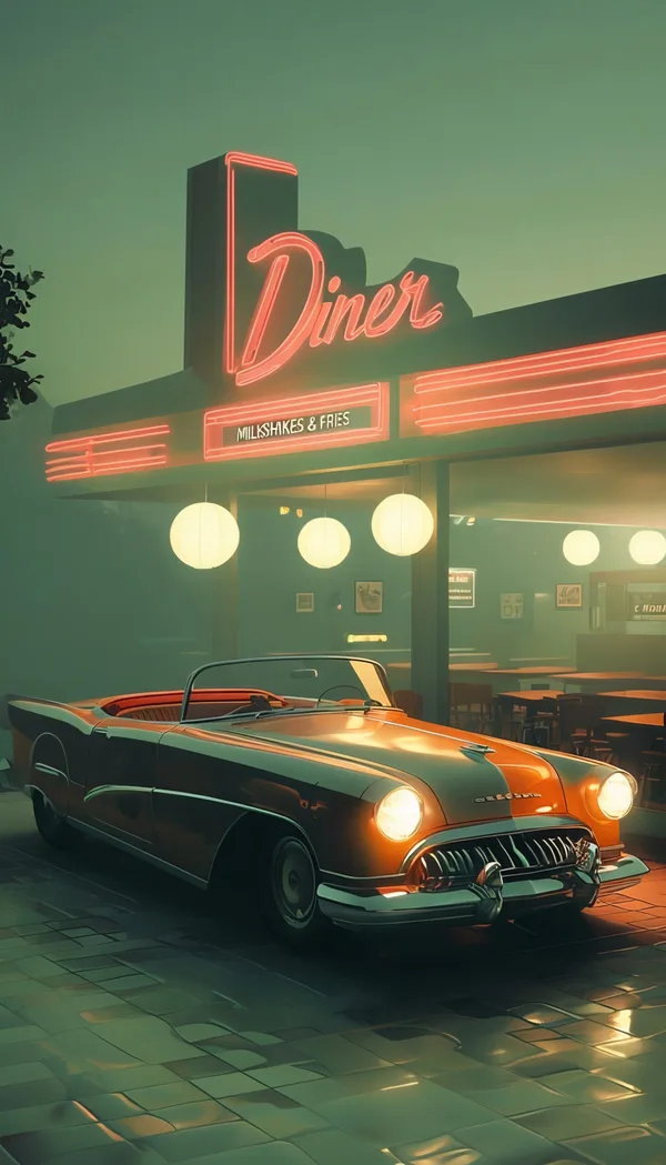 Neon Diner Dreams
