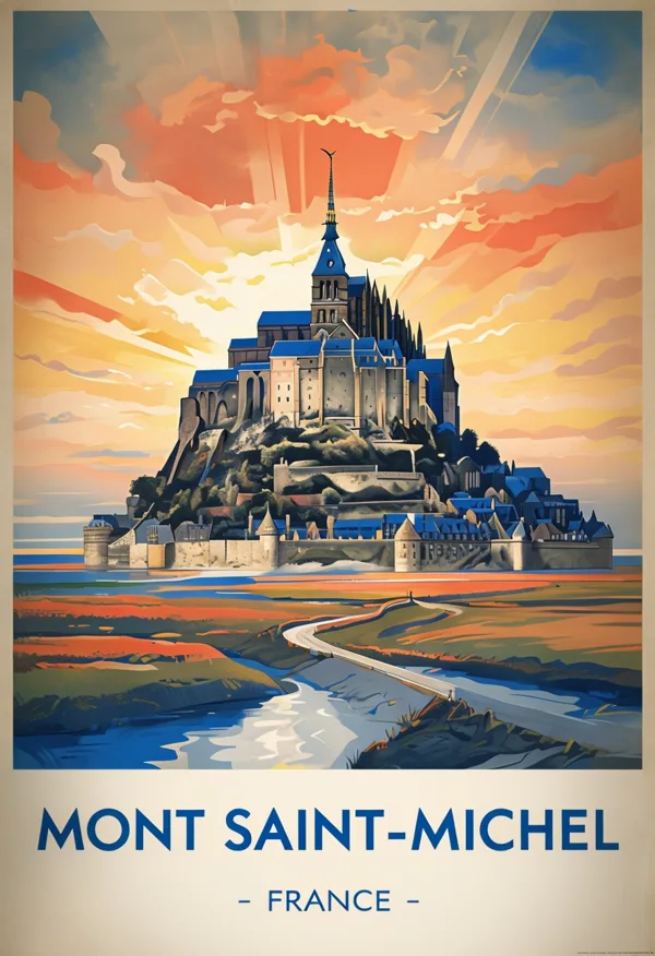 Mont Saint-Michel Sunset