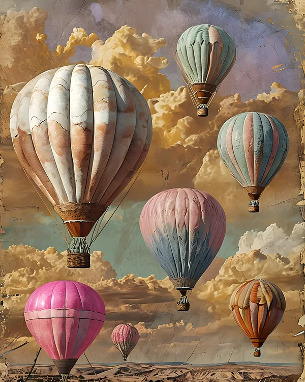 Vintage Sky Balloons