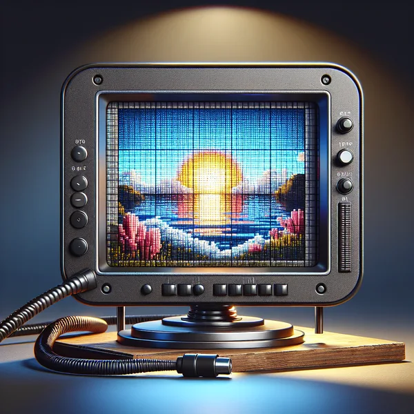 Retro Sunrise Display