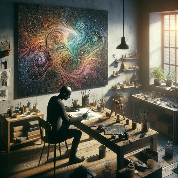 Artist's Cosmic Vision